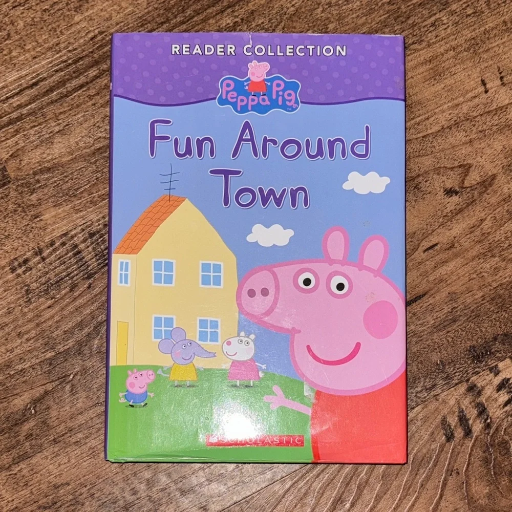 Peppa Pig Fun Around Town Reader Collection - Pink and Blue